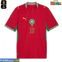 Marokko Brahim Diaz #10 Heimtrikot EM 2024 Kurzarm